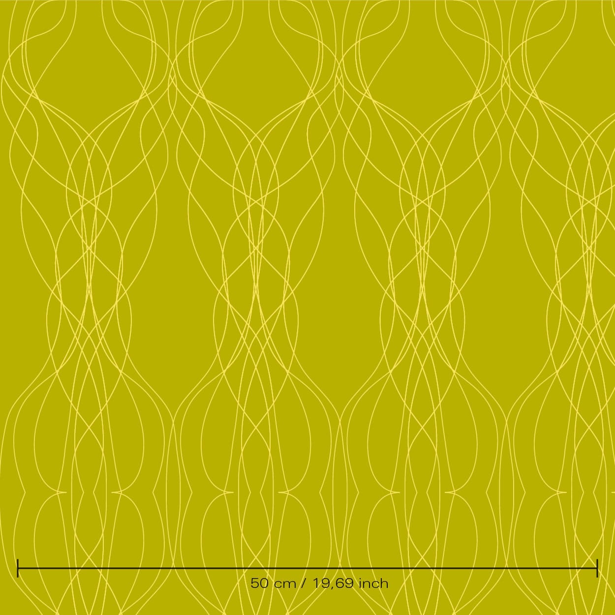 muurbloem wallfashion collectie curves & stripes productnaam twisted yellow