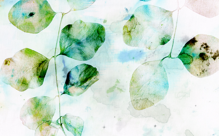 thePOB_walltextile_Leaf_Blue