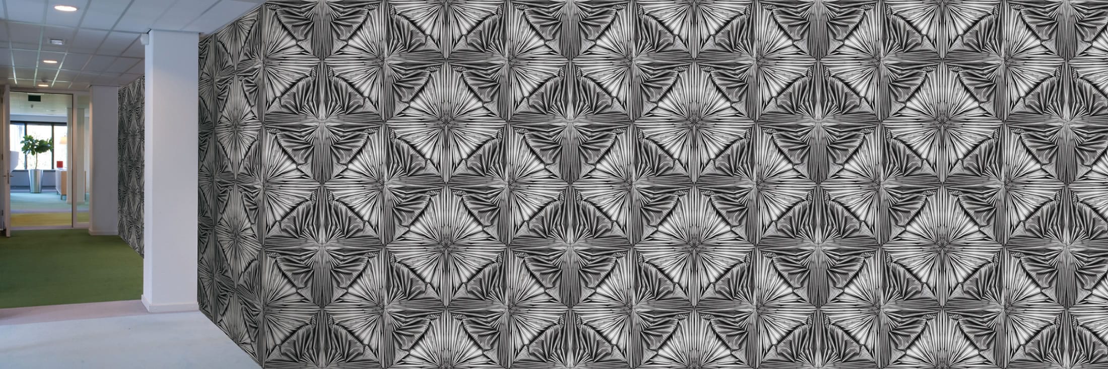 GALA square fabric GR