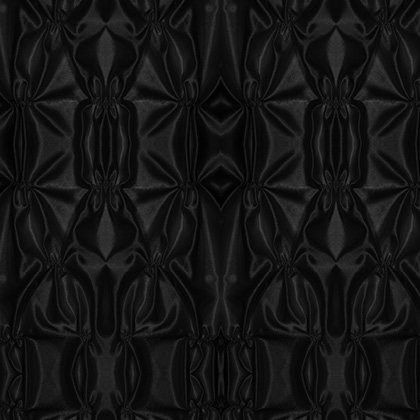 GALA satin ornament BL