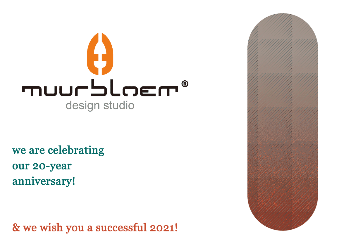Muurbloem design studio exists 20 years!