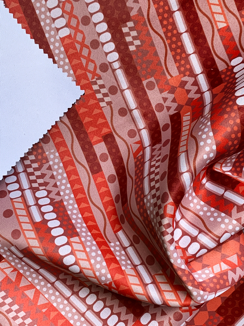 Muurbloem design studio gordijnstoffen collectie dresss up stof marjet detail view