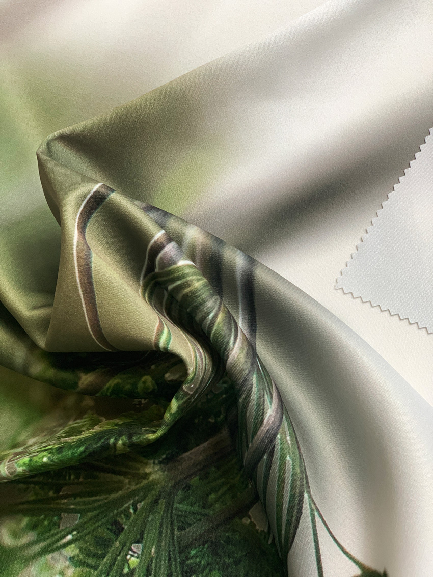 Muurbloem design studio gordijnstoffen collectie fauna resort stof margriet detail view