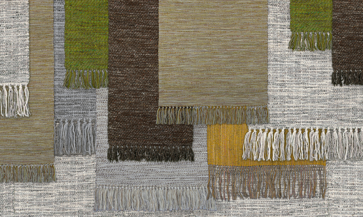 Muurbloem wallpaper collection BOBIJN design Cousin Maarten pattern view